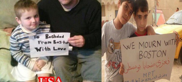 From Baghdad to Boston, We Reject Violence!