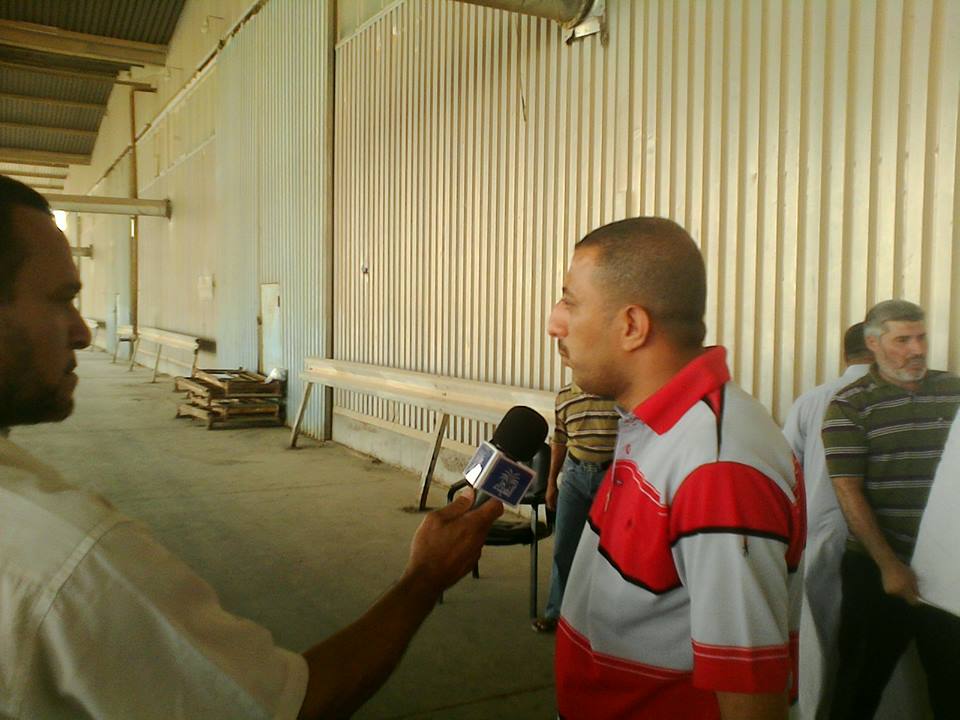 TV channels interview with the representatives of the workers Union 