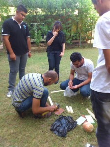 ISF volunteers working in Baghdad July 2013