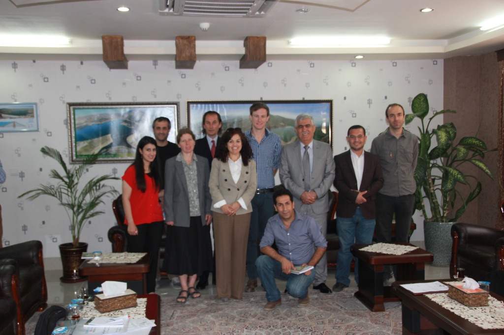 Advocacy Meeting with the General Directorate of Dams and Reservoirs in Erbil, May 11 2015.