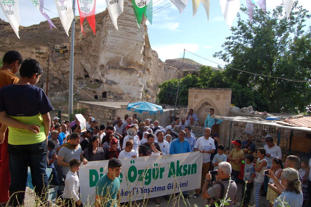 Recent protest in Hasankeyf against Ilisu Dam and the resettlement plans