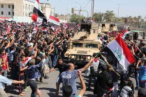 Peacefully and in collaboration with security forces, thousands of Iraqi protestors, have entered the Green Zone in Baghdad