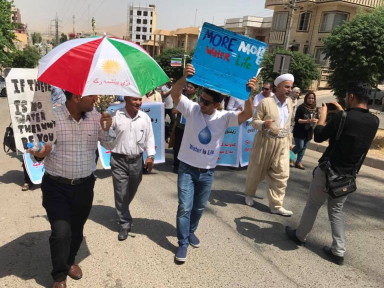 After Cutting of Water Flows, Iraqis Turn to Protest against Iranian Dams