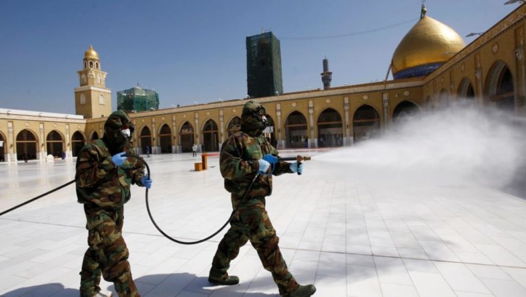 Iraqi government officials, clerics unite against COVID-19