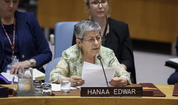 Hanaa Edwar speech – in front of the United Nations Security Council