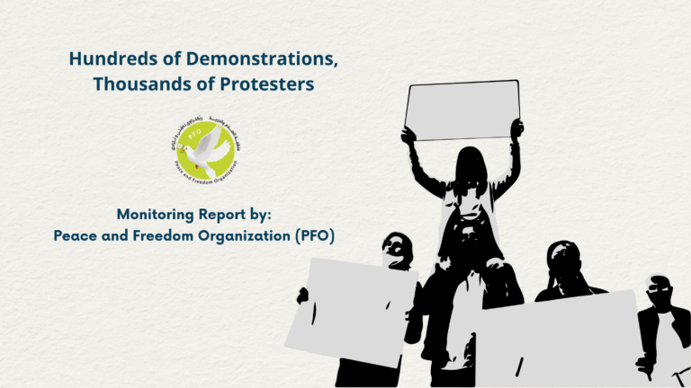 Hundreds of Demonstrations, Thousands of Protesters – PFO monitoring report